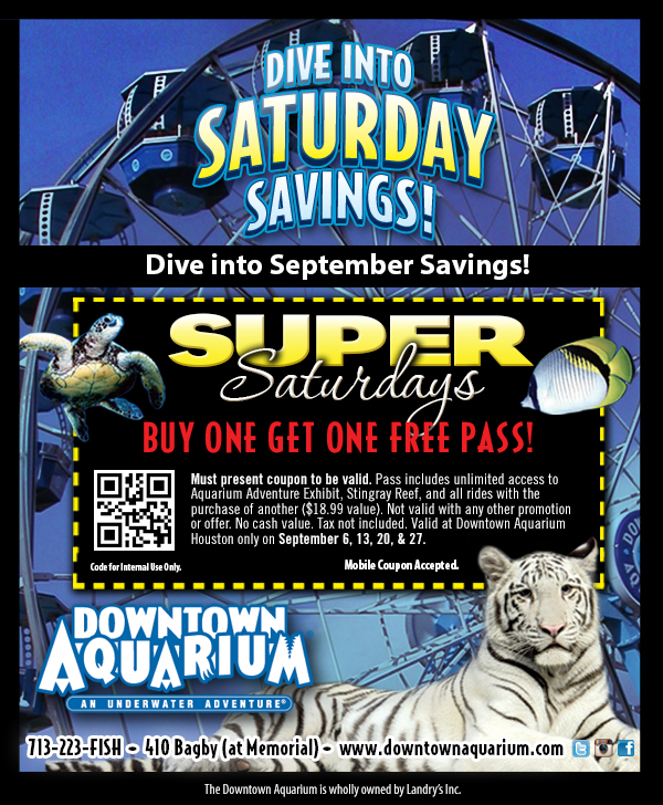 Adventure aquarium discount coupons