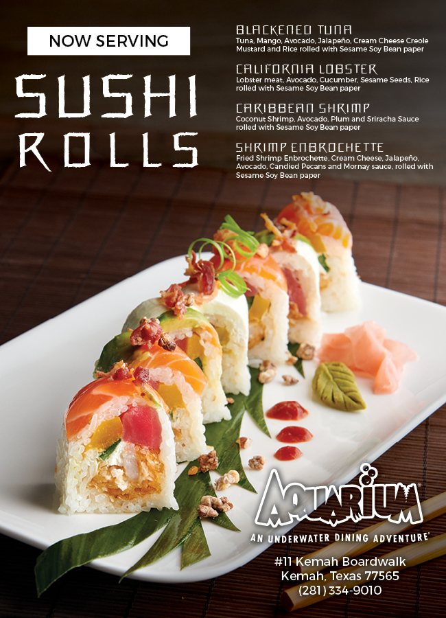 Now Serving - Sushi Rolls