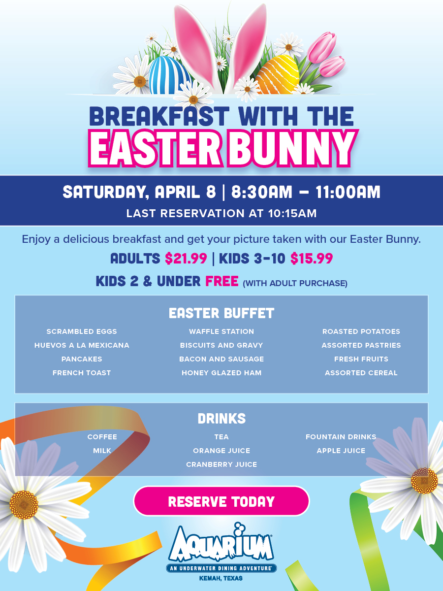 Breakfast with the Easter Bunny - Reserve today!
