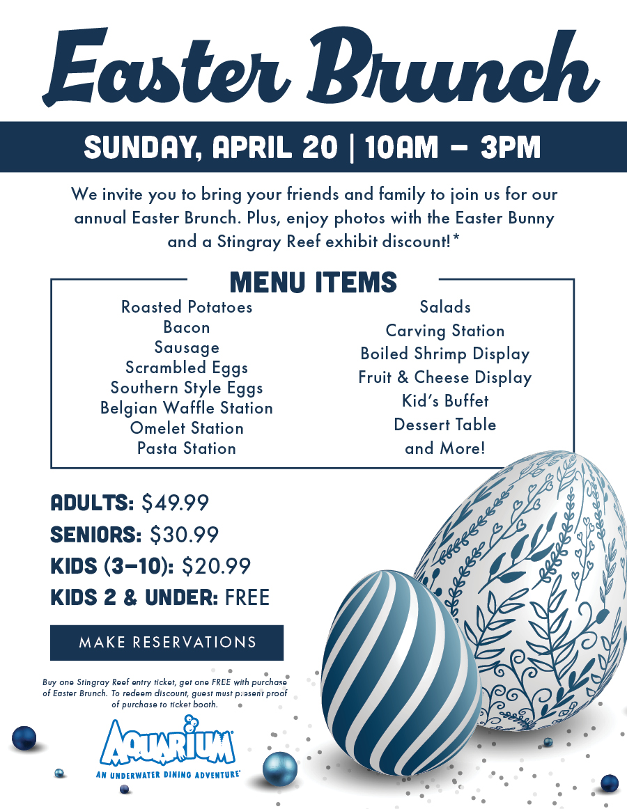 Breakfast with the Easter Bunny. Reserve today!