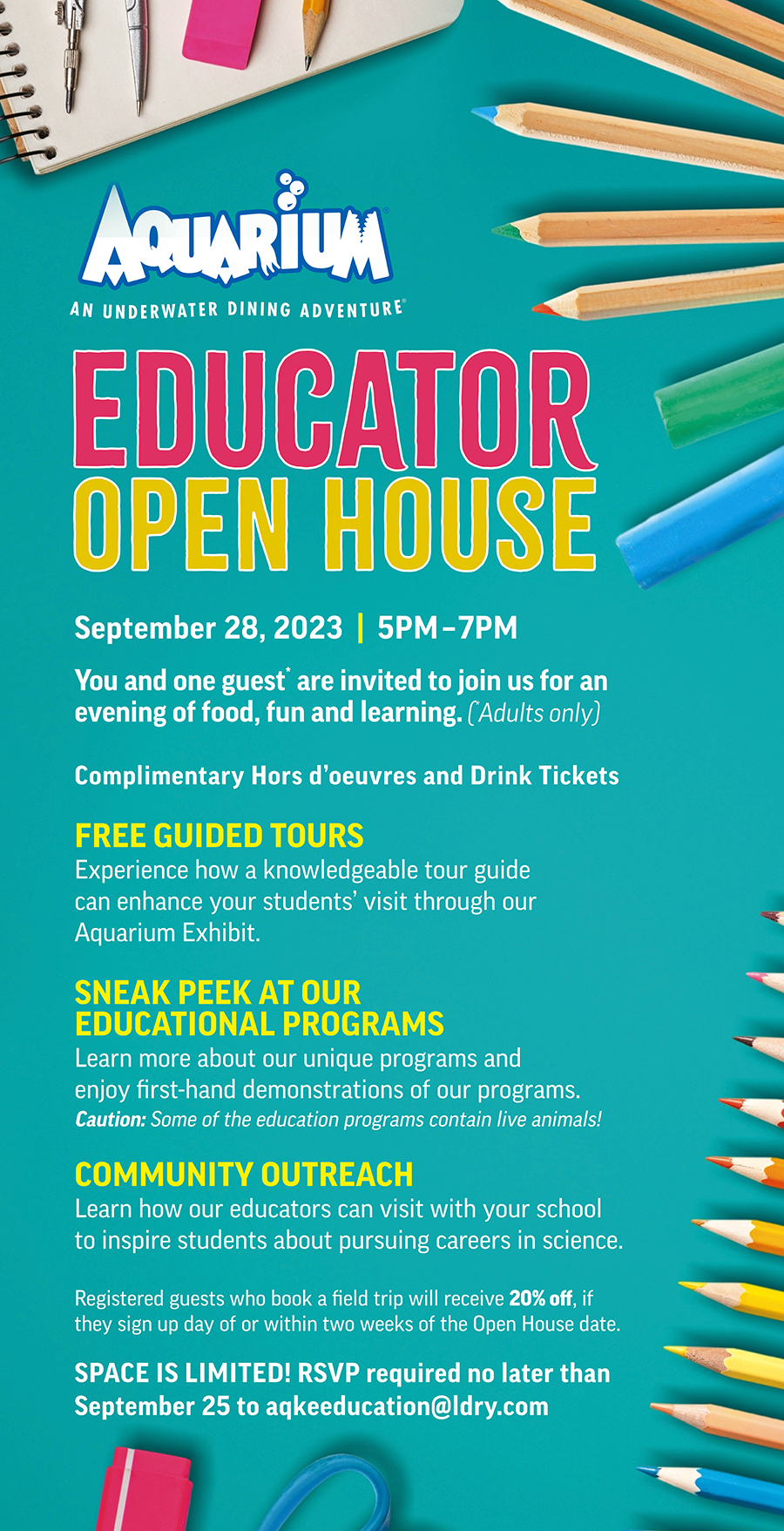 Open House educational day at the Aquarium!