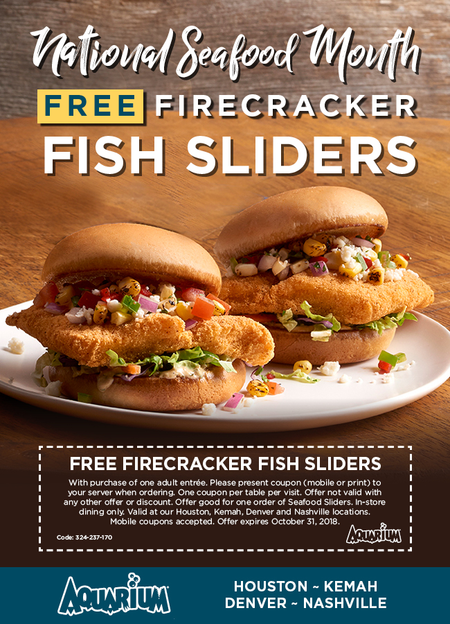 Free Firecracker Fish Sliders Coupon