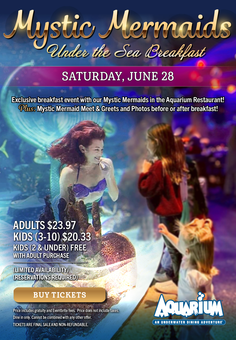 Mystic Mermaids Under the Sea Breakfast. Reserve now.