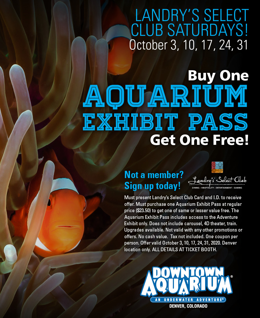 Exhibit Pass - The Downtown Aquarium Denver