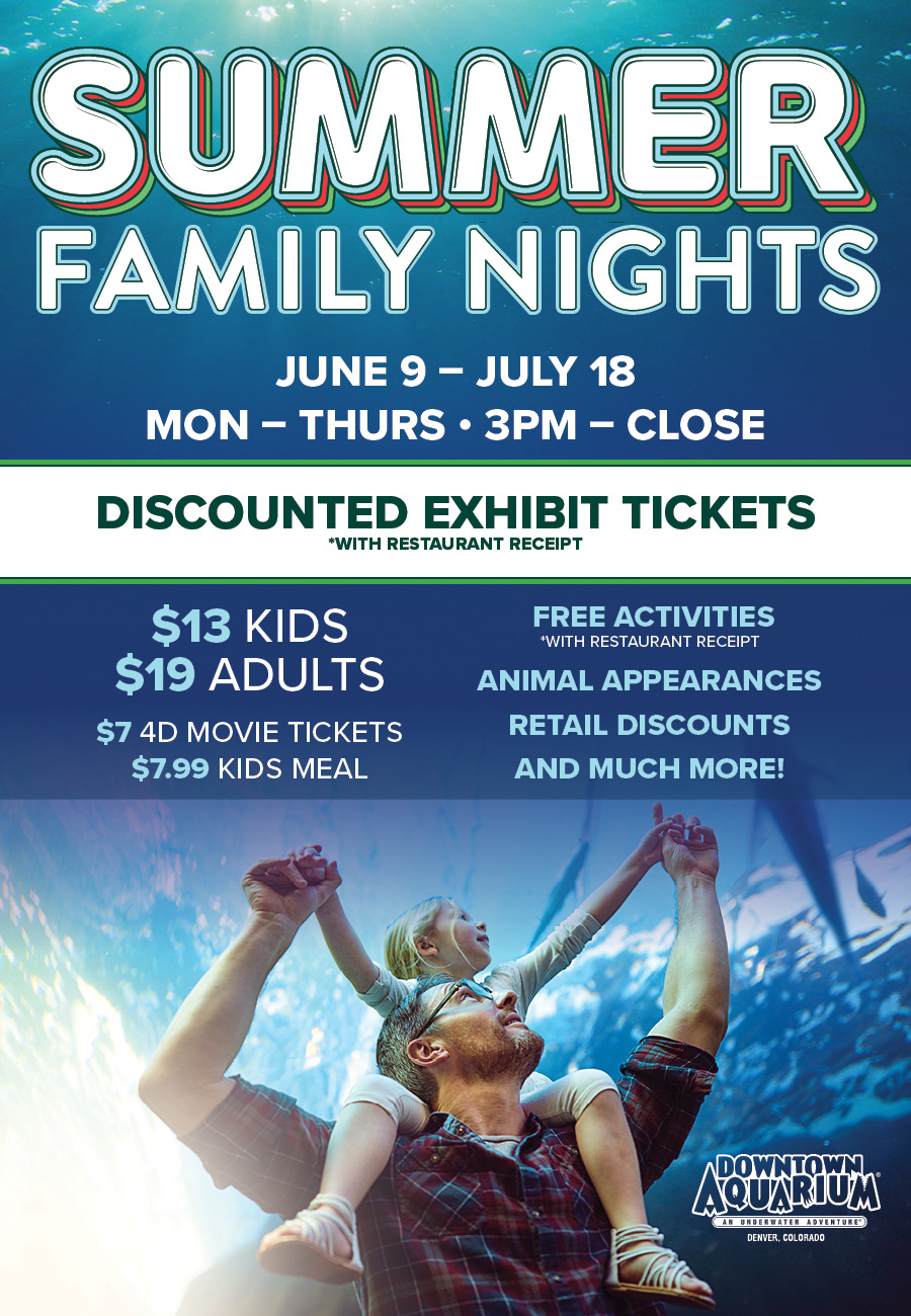 Summer Family Night - The Downtown Aquarium Denver