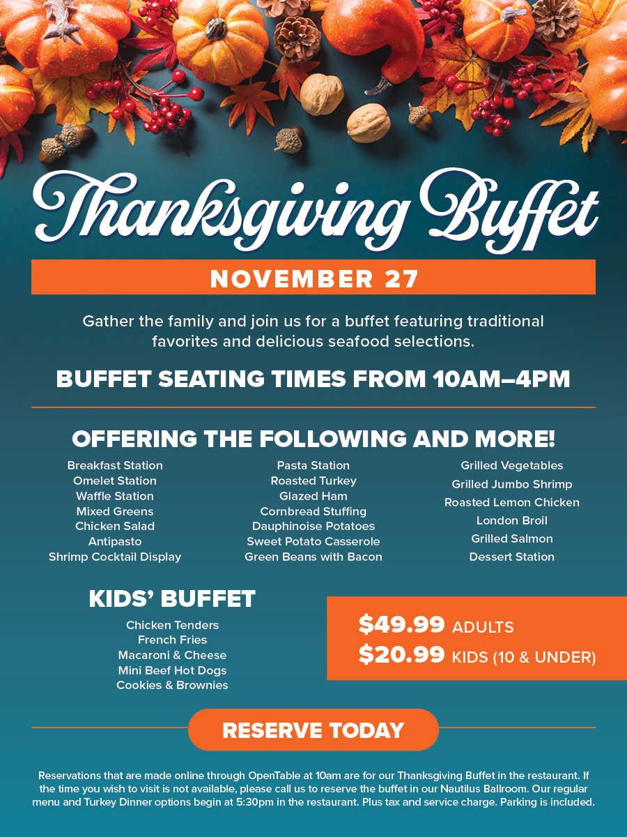 Thanksgiving Buffet.