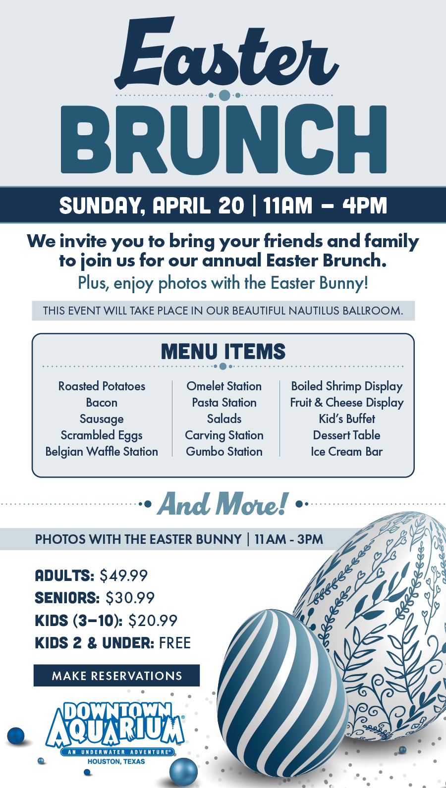 Easter Brunch on April 12