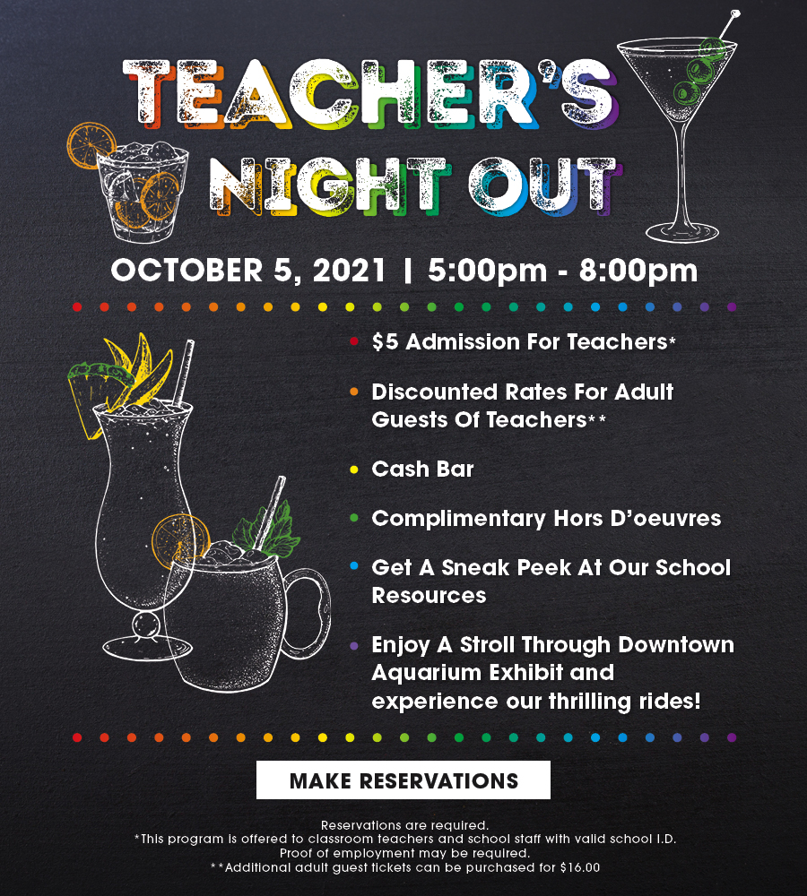 Teacher night out - October 6th 2021
