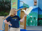 Birds at the aquarium