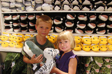Stuffed animals at the gift shop