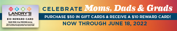 Purchase a gift card today and receive a free reward card! For every 50 dollars in gift cards you buy, receive a 10 dollar reward card.